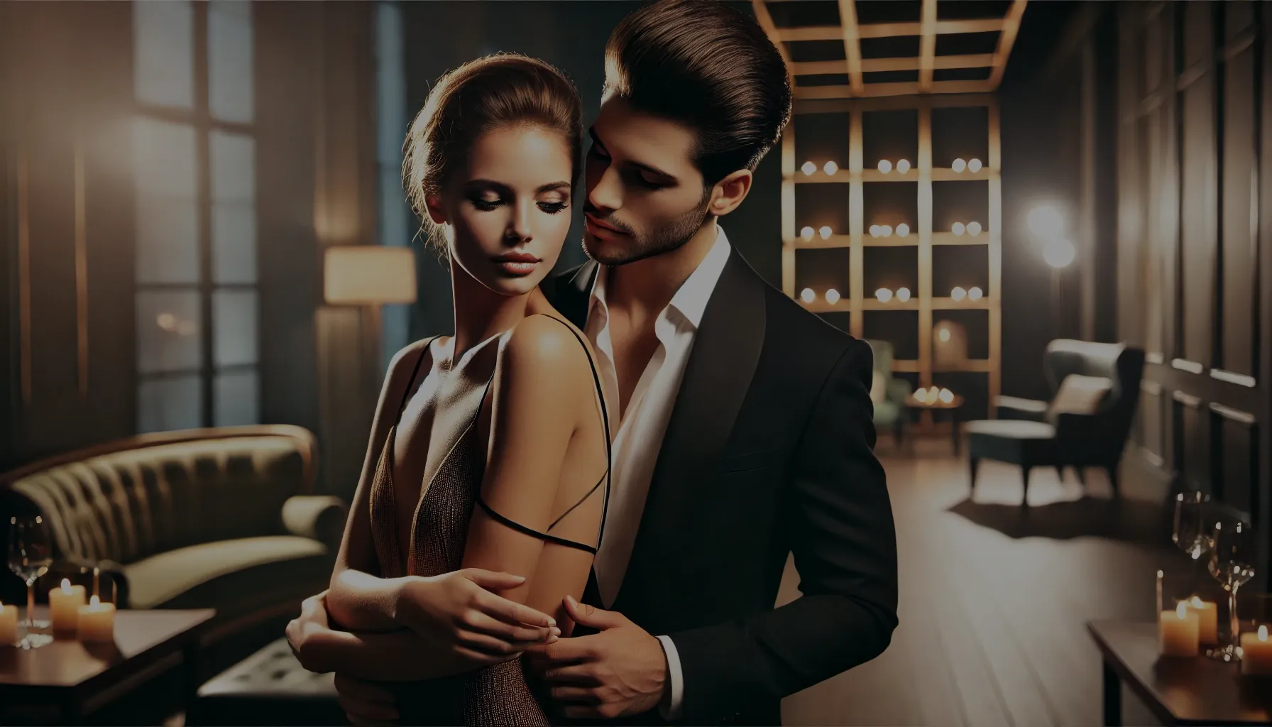 Happy couple enjoying quality time together